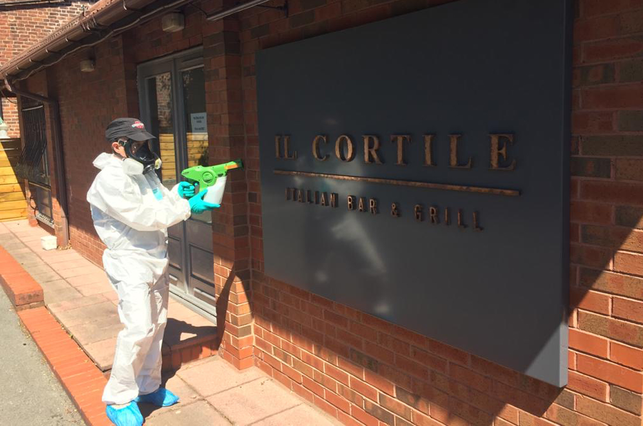 Chemclear-provide-Covid-Secure-deep-clean-for-popular-IL-Cortile-restaurant